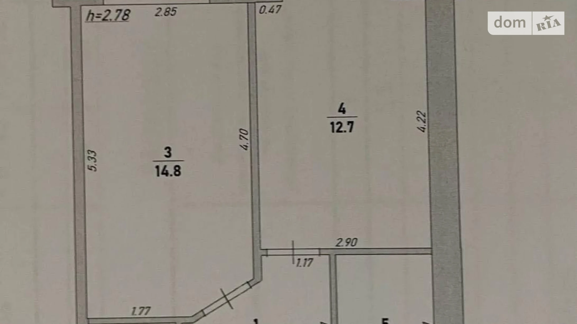 Продається 1-кімнатна квартира 43.4 кв. м у Івано-Франківську, вул. Височана Семена, 18 - фото 3