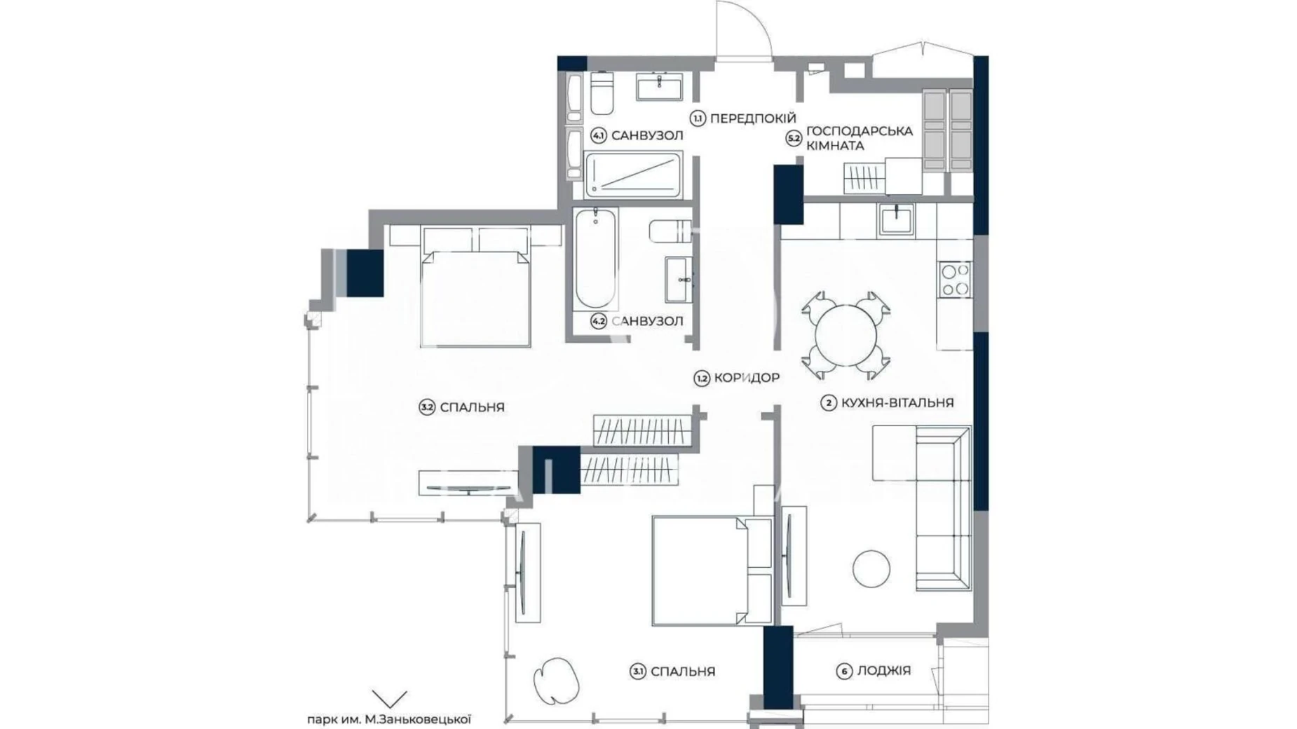 Продается 2-комнатная квартира 85.3 кв. м в Киеве, ул. Антоновича(Горького), 136/138 - фото 3