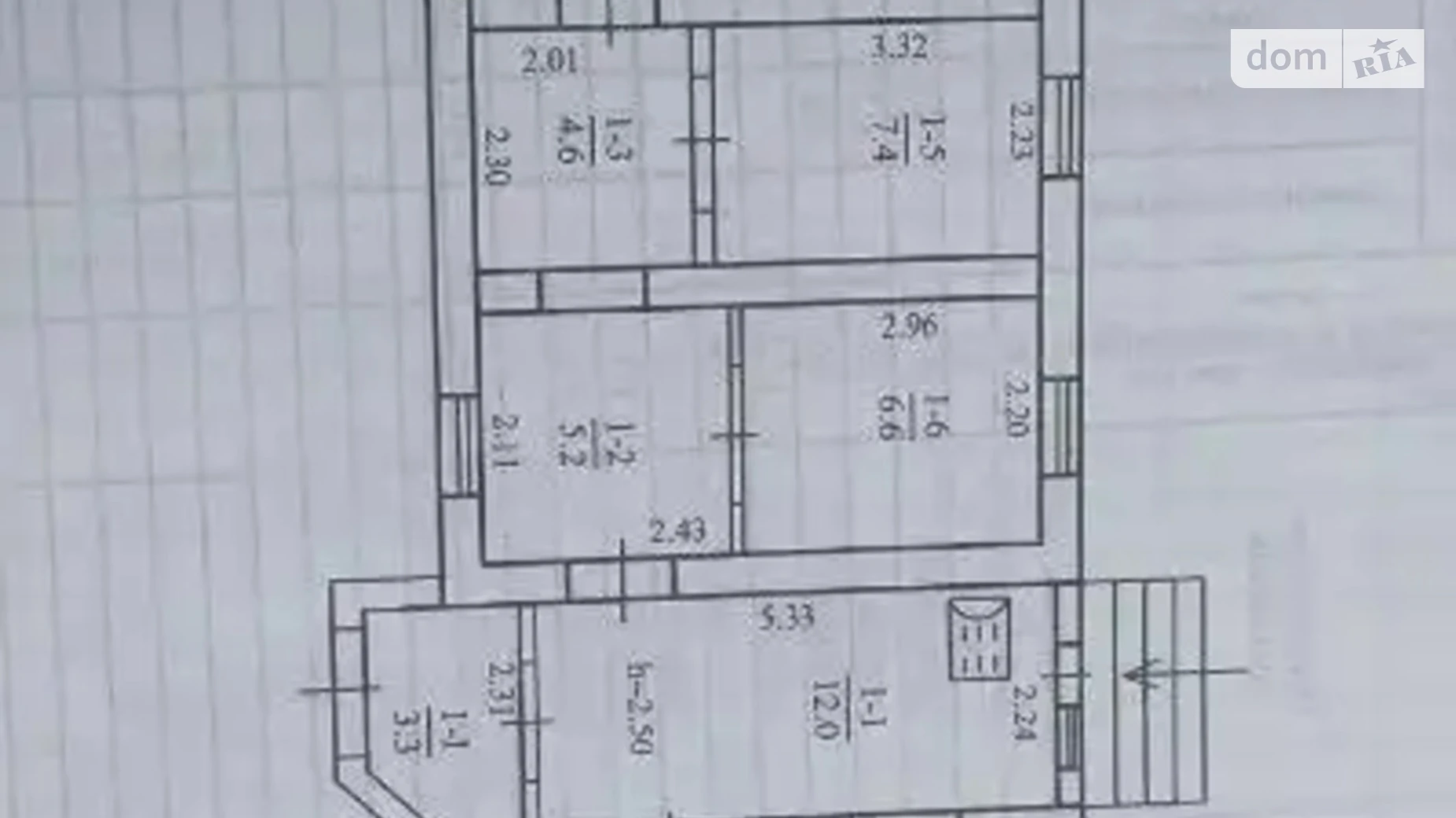 Продается одноэтажный дом 68.5 кв. м с гаражом, цена: 46500 $ - фото 5