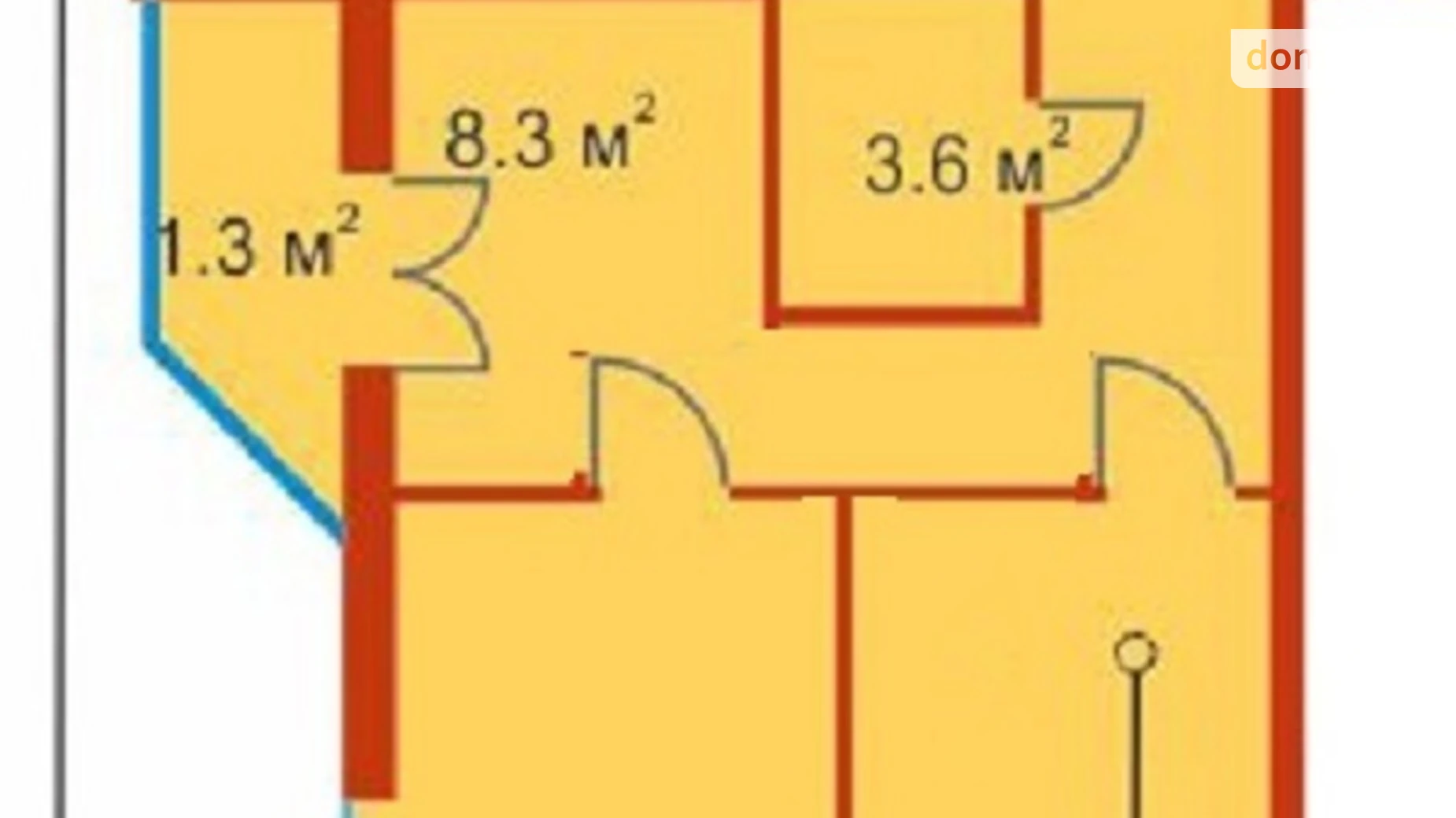 Продається 2-кімнатна квартира 44.3 кв. м у Ірпені, вул. Університетська(Карла Маркса), 1Б - фото 2