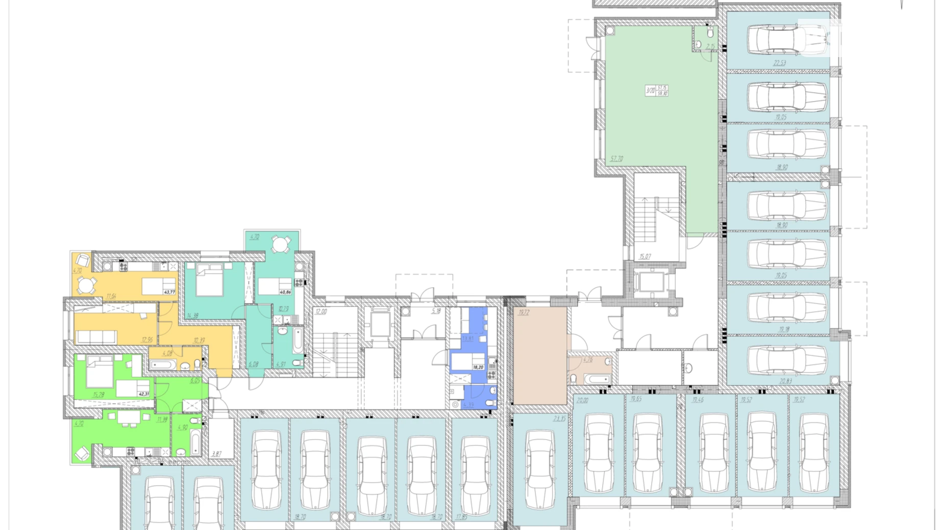 1-кімнатна квартира 41.2 кв. м у Тернополі, вул. Шептицького Андрія Митрополита - фото 5