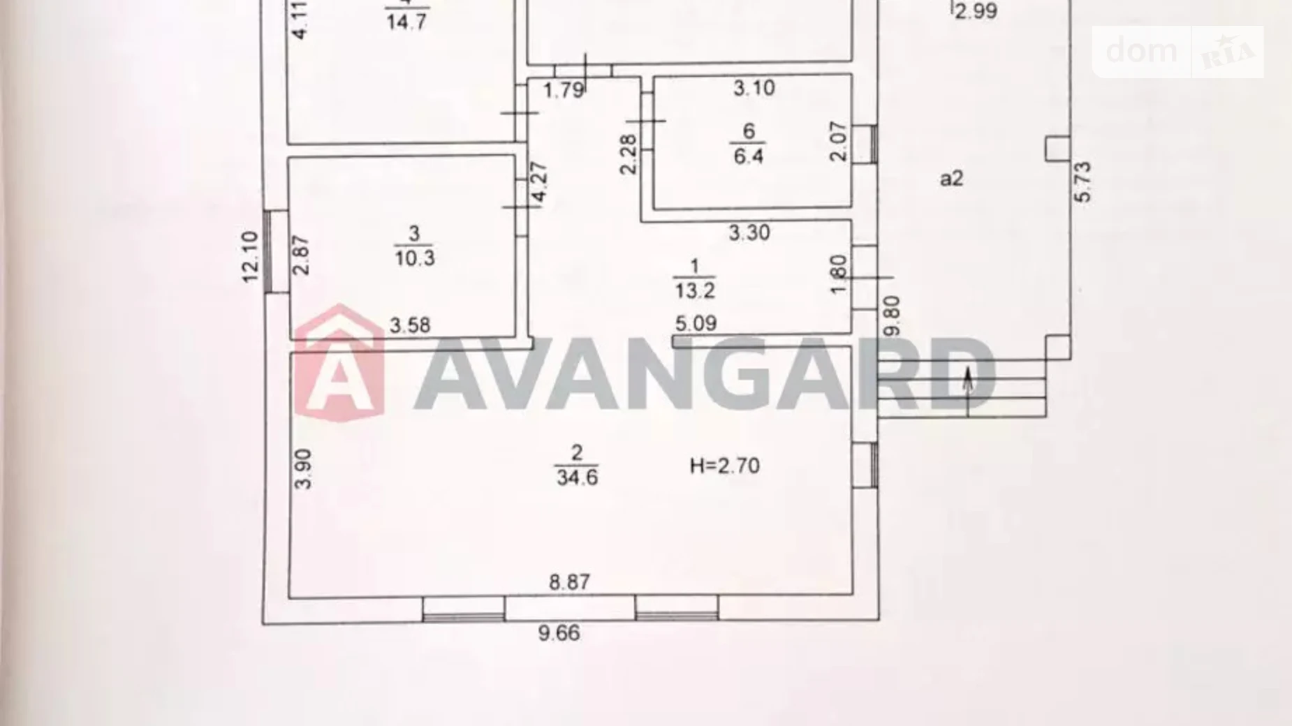 Продается одноэтажный дом 100 кв. м с беседкой, цена: 125000 $ - фото 3
