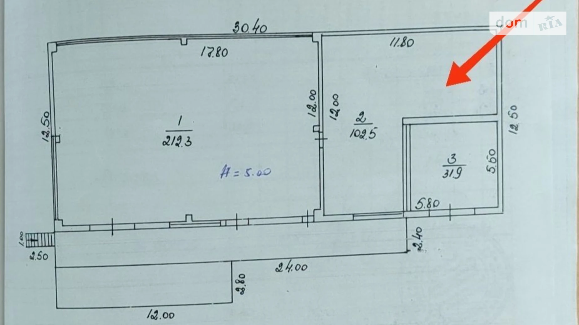 Сдается в аренду помещения свободного назначения 102.5 кв. м в 1-этажном здании, цена: 6662 грн - фото 2