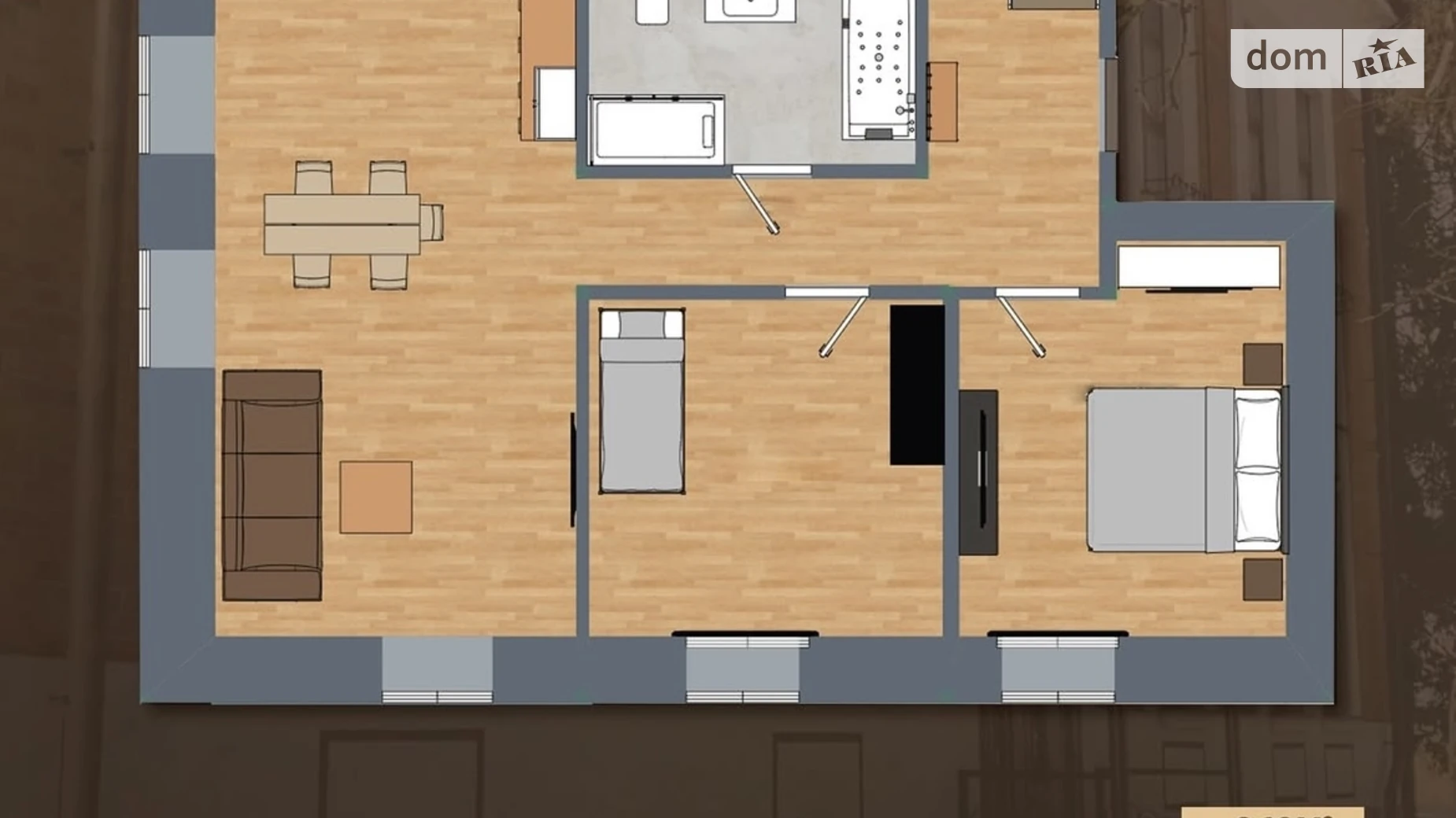 Продается 1-комнатная квартира 42.8 кв. м в Коломые, цена: 36000 $ - фото 5