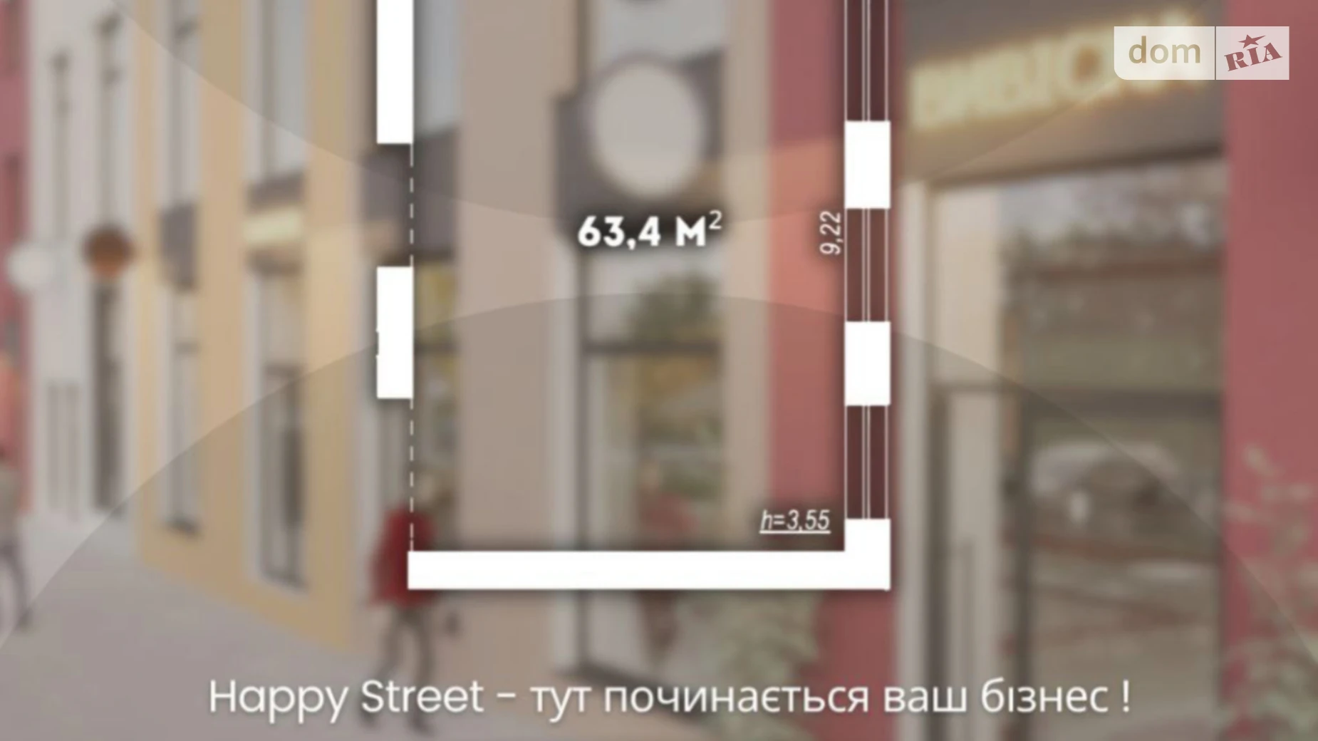 Сдается в аренду помещения свободного назначения 63.4 кв. м в 9-этажном здании, цена: 720 $ - фото 3