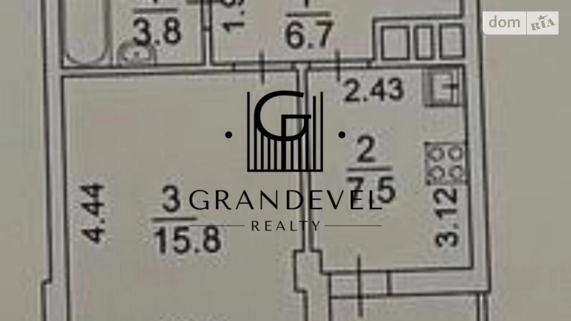 Продається 1-кімнатна квартира 36 кв. м у Києві, вул. Богатирська, 6А - фото 2