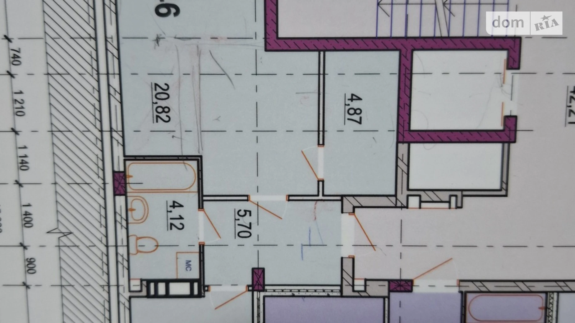 Продається 1-кімнатна квартира 52.5 кв. м у Вінниці, вул. Івана Богуна, 27В - фото 5