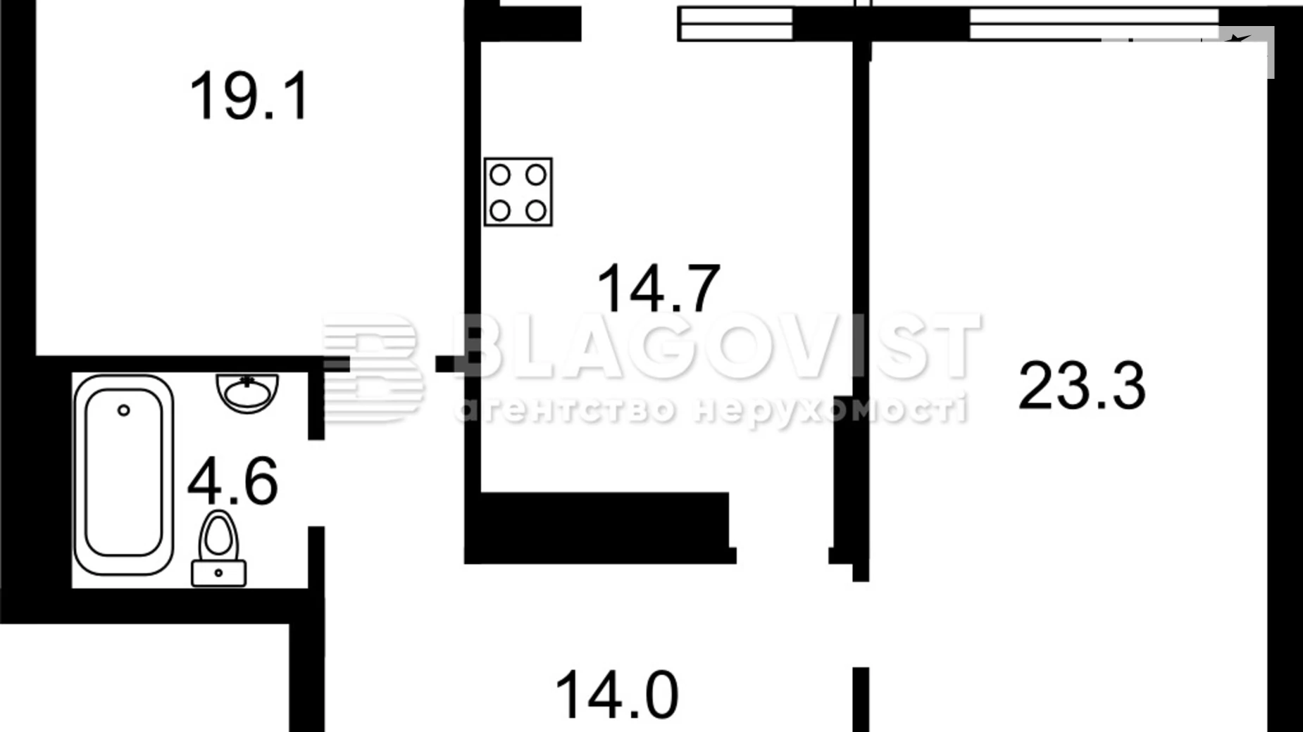Продается 2-комнатная квартира 87 кв. м в Киеве, ул. Голосеевская, 13Б - фото 5