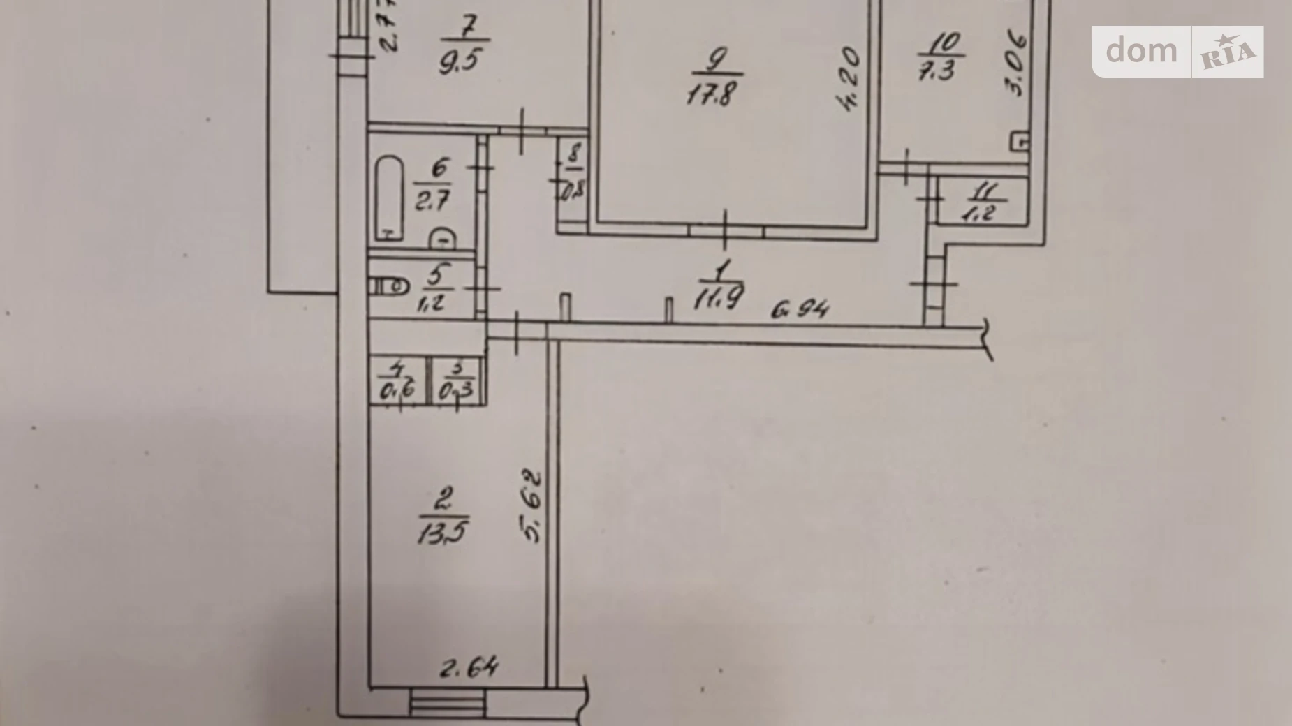 Сдается в аренду 3-комнатная квартира 65 кв. м в Черкассах, цена: 10000 грн - фото 3
