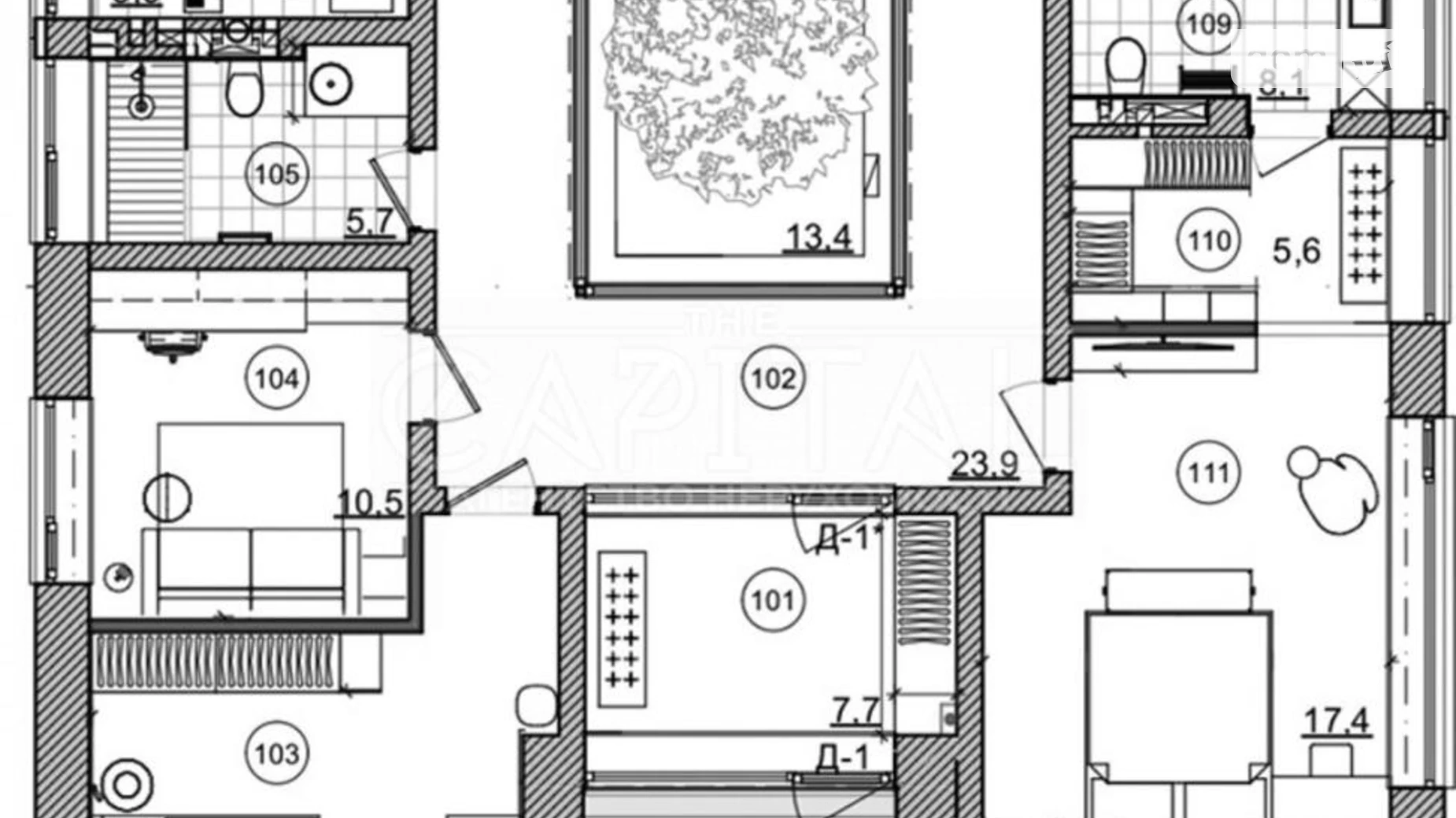 Продается одноэтажный дом 179 кв. м с участком, цена: 322200 $ - фото 5