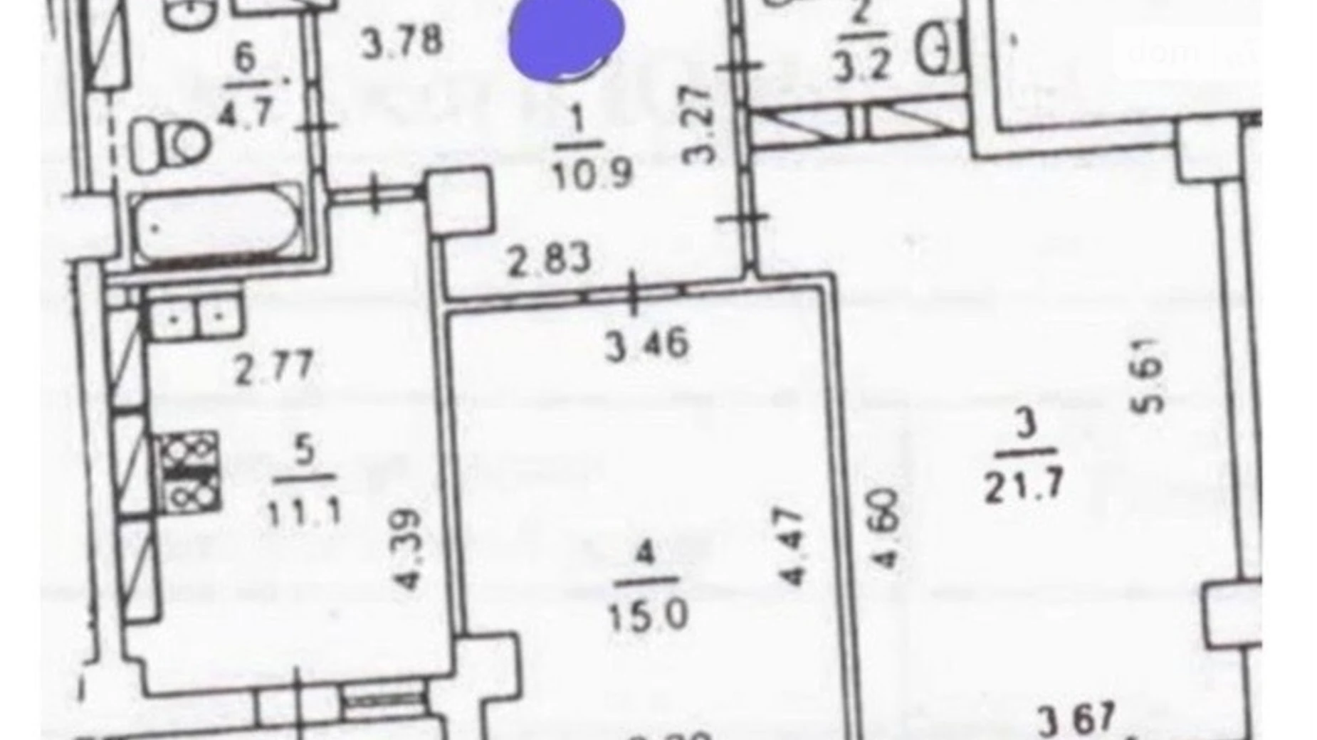 Продается 2-комнатная квартира 70 кв. м в Киеве, цена: 115000 $ - фото 3