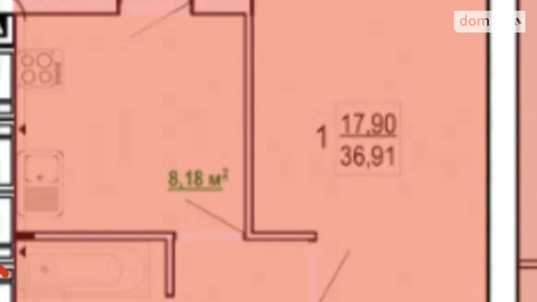 Продается 1-комнатная квартира 37 кв. м в Харькове, ул. Шевченко, 329 - фото 4