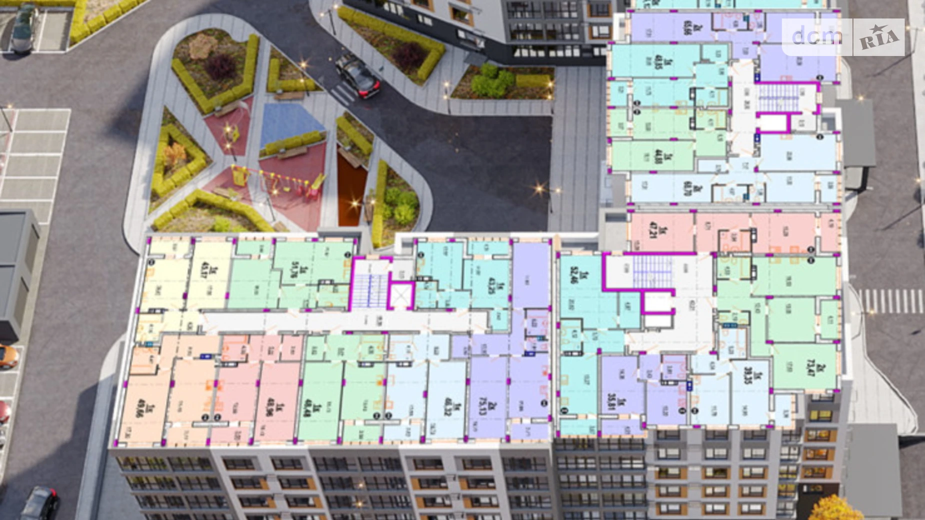 Продается 1-комнатная квартира 47.21 кв. м в Виннице, ул. Ивана Богуна, 27Б - фото 3