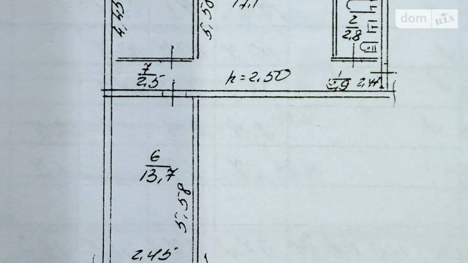 Продается 3-комнатная квартира 57.2 кв. м в Днепре, ул. Александра Щербакова, 2 - фото 3