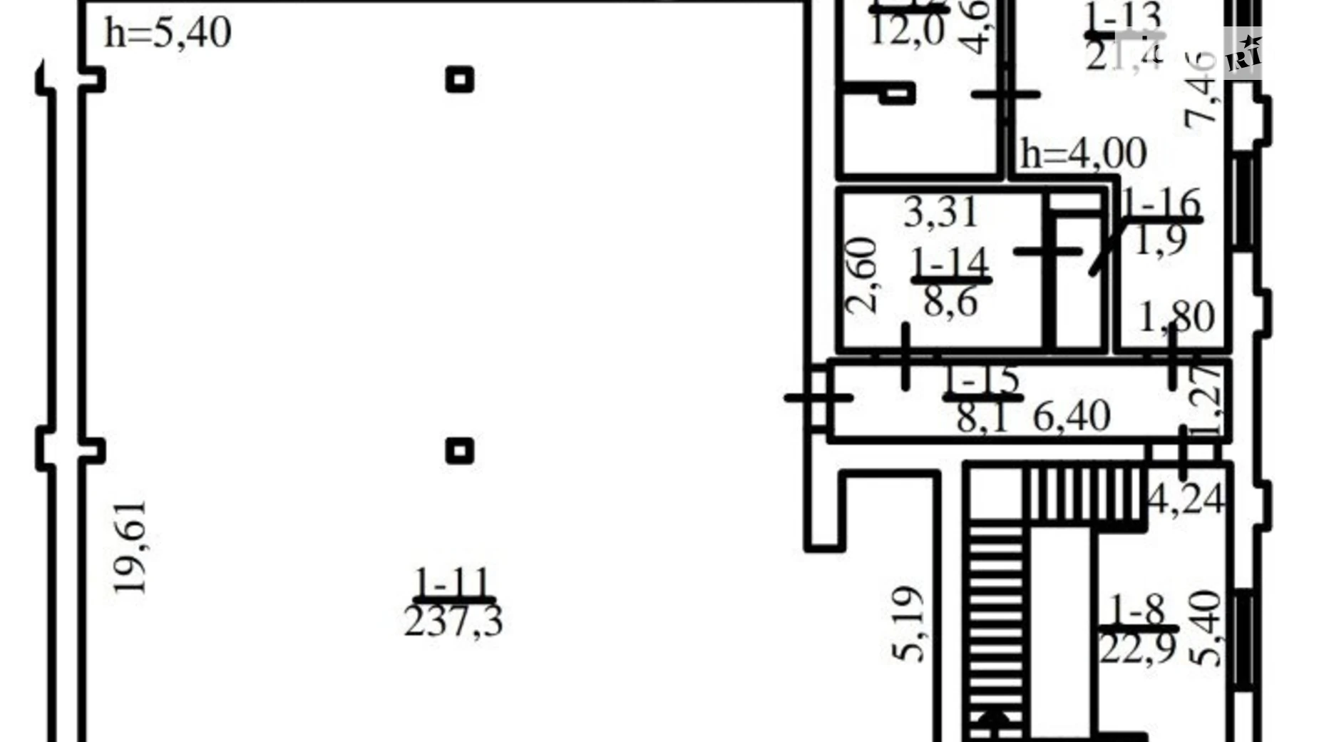 Продается помещения свободного назначения 900 кв. м в 2-этажном здании, цена: 460000 $ - фото 4