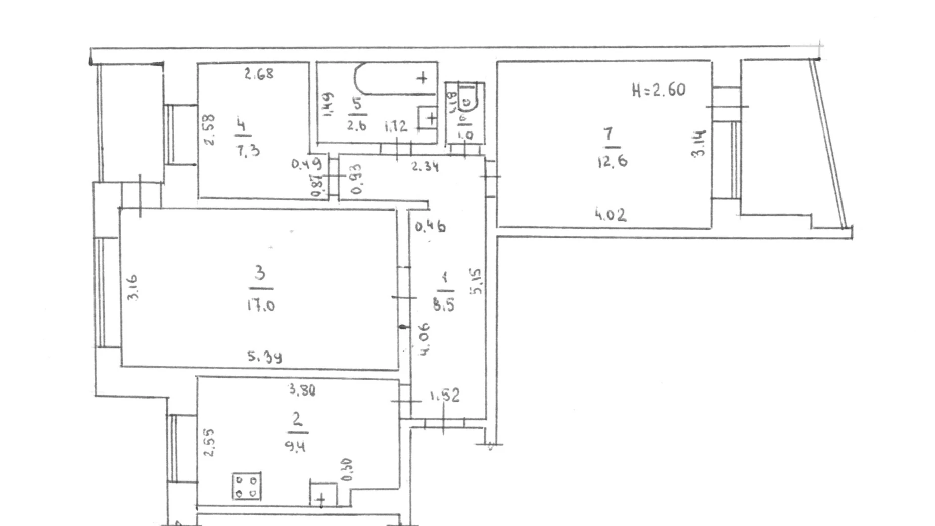 Продается 3-комнатная квартира 62.7 кв. м в Одессе, ул. Академика Королева, 64А - фото 2