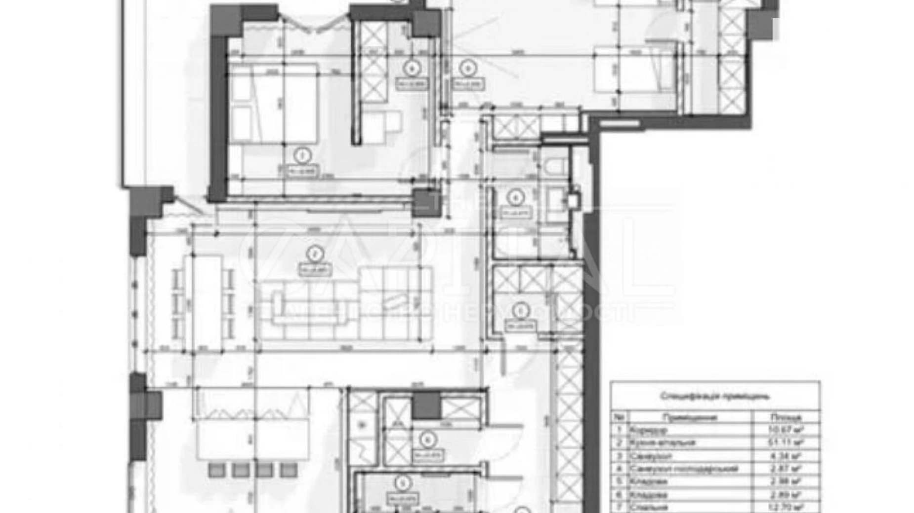 Продается 2-комнатная квартира 140 кв. м в, цена: 350000 $ - фото 3