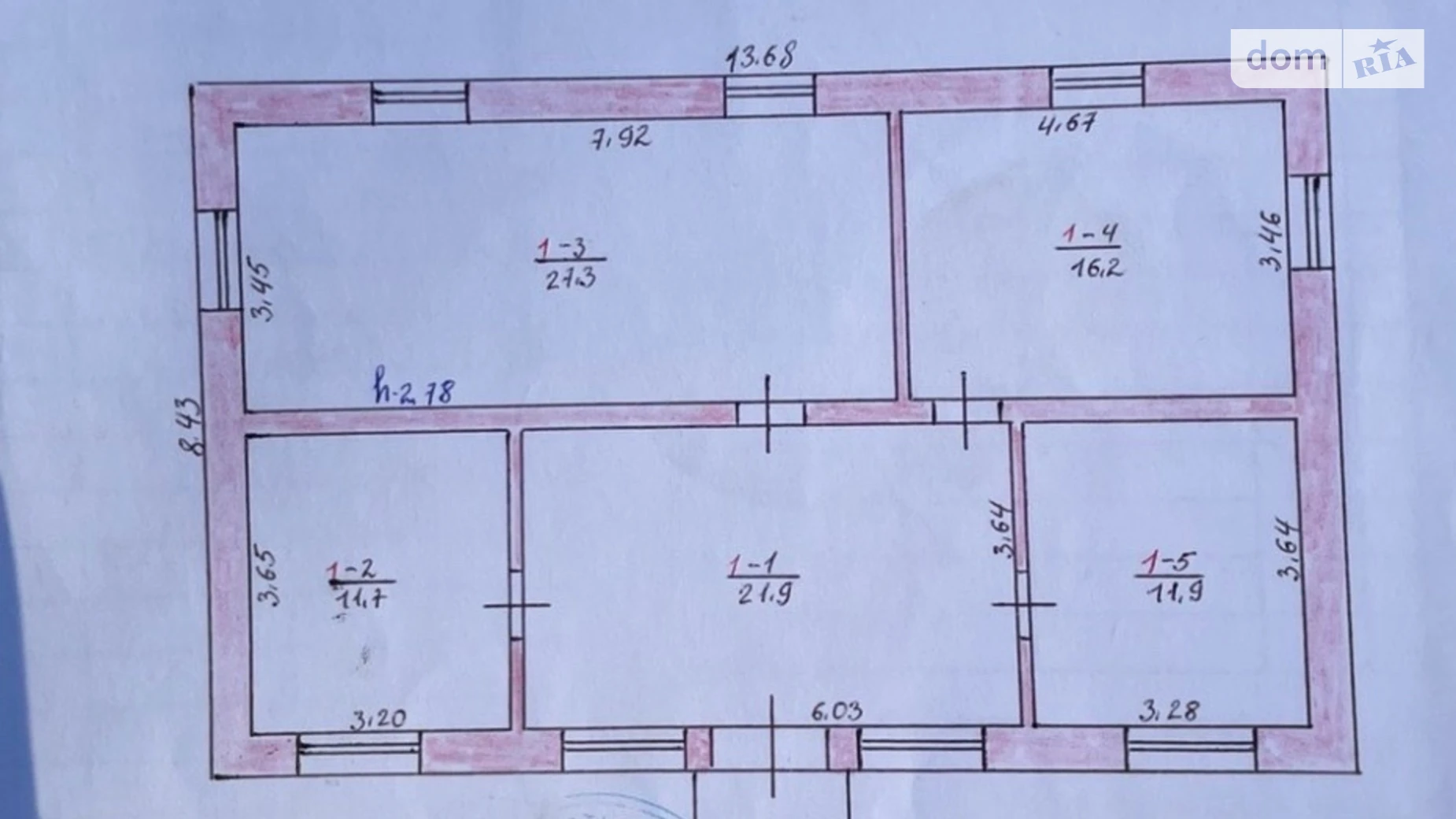 Сдается в аренду помещения свободного назначения 89 кв. м в 1-этажном здании, цена: 500 $ - фото 2