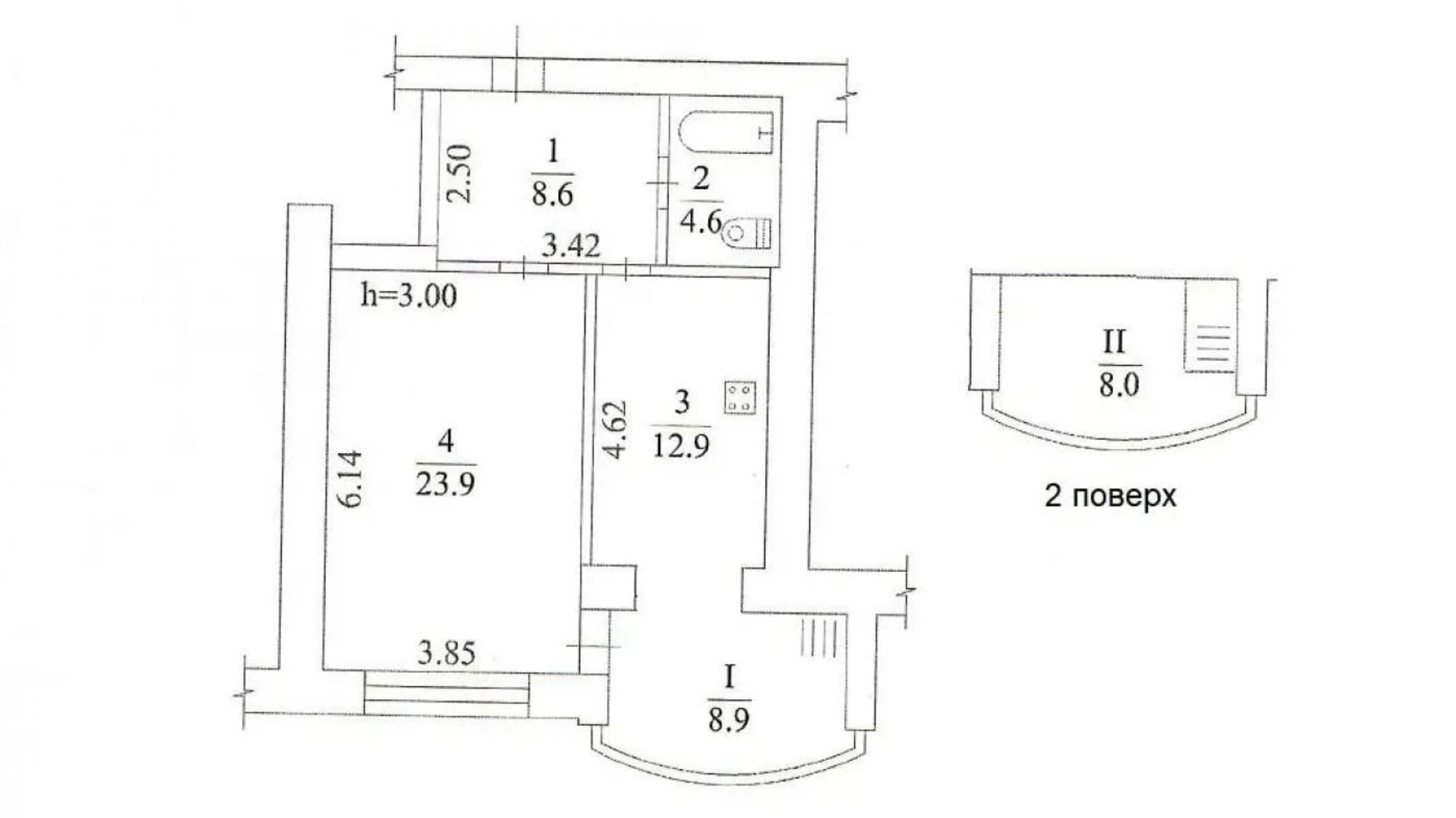 Продается 1-комнатная квартира 60 кв. м в Киеве, просп. Владимира Ивасюка, 6 - фото 2
