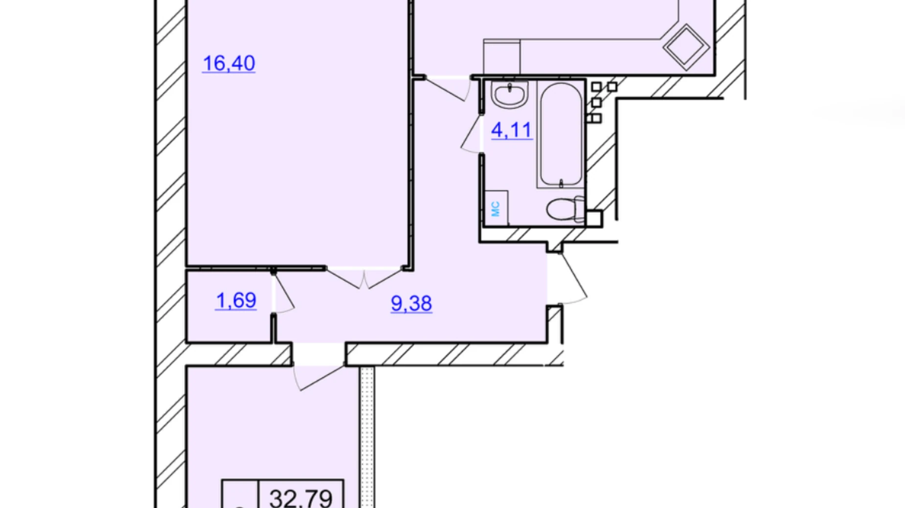 Продается 2-комнатная квартира 69 кв. м в, цена: 2014800 грн - фото 5