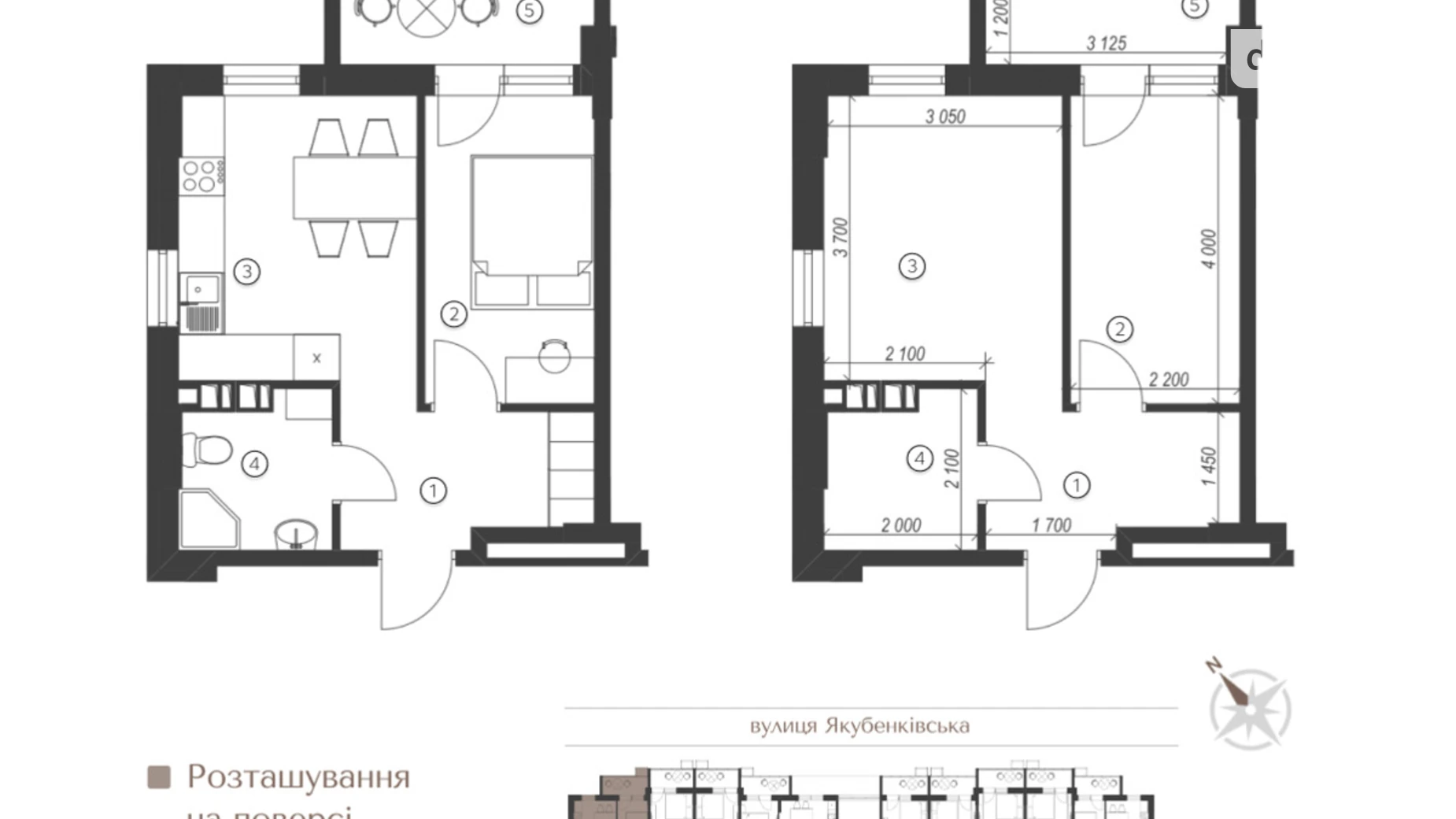 Продается 1-комнатная квартира 34.9 кв. м в Киеве, ул. Якубенковская(Тропинина), 12 - фото 2