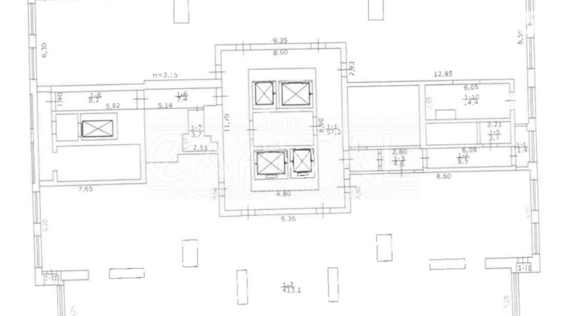 Продается помещения свободного назначения 930 кв. м в 7-этажном здании, цена: 2092500 $ - фото 3