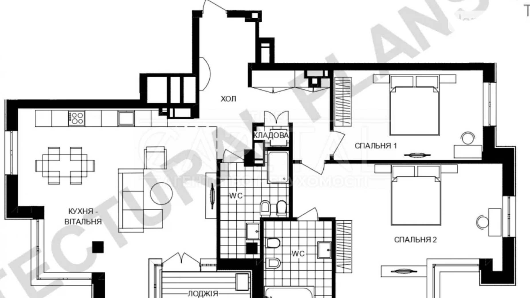 Продается 3-комнатная квартира 123 кв. м в Киеве, цена: 306750 $ - фото 3