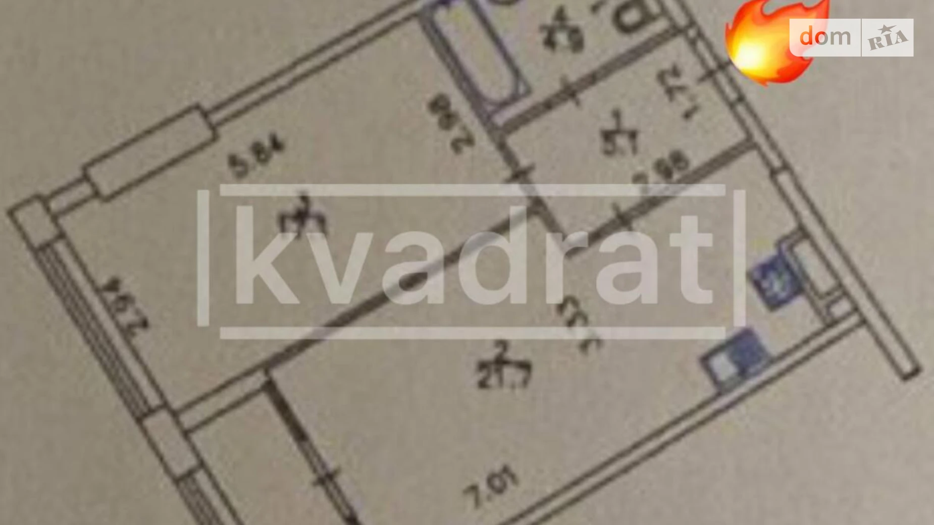 Продается 1-комнатная квартира 52.5 кв. м в Киеве, просп. Берестейский(Победы), 11 корпус 3 - фото 2