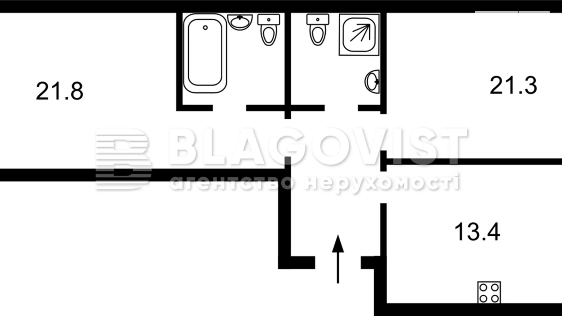 Продается 2-комнатная квартира 76 кв. м в Киеве, цена: 186000 $ - фото 2
