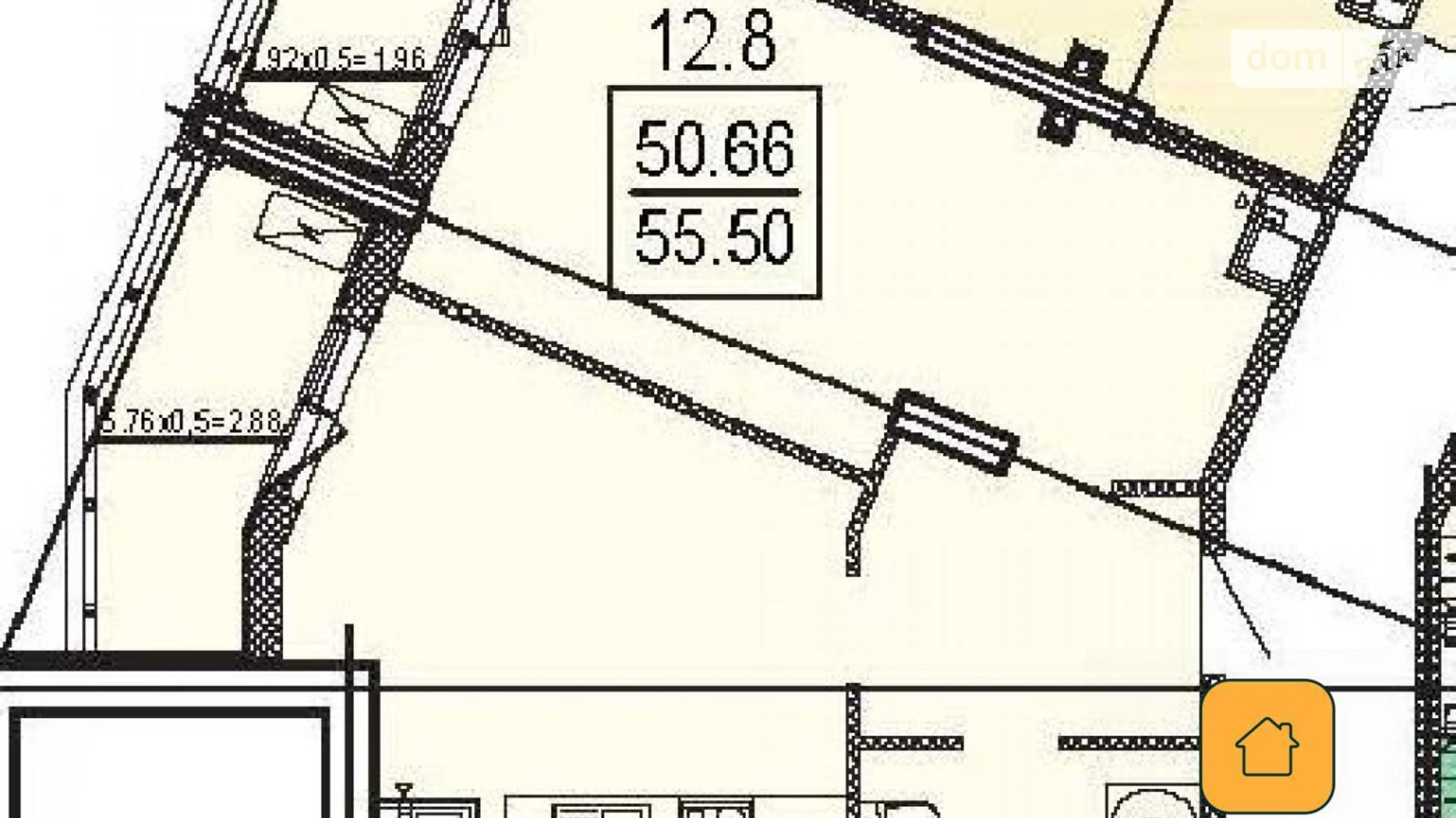 Продається 1-кімнатна квартира 55.5 кв. м у Одесі, вул. Дача Ковалевського, 5 корпус 1 - фото 2