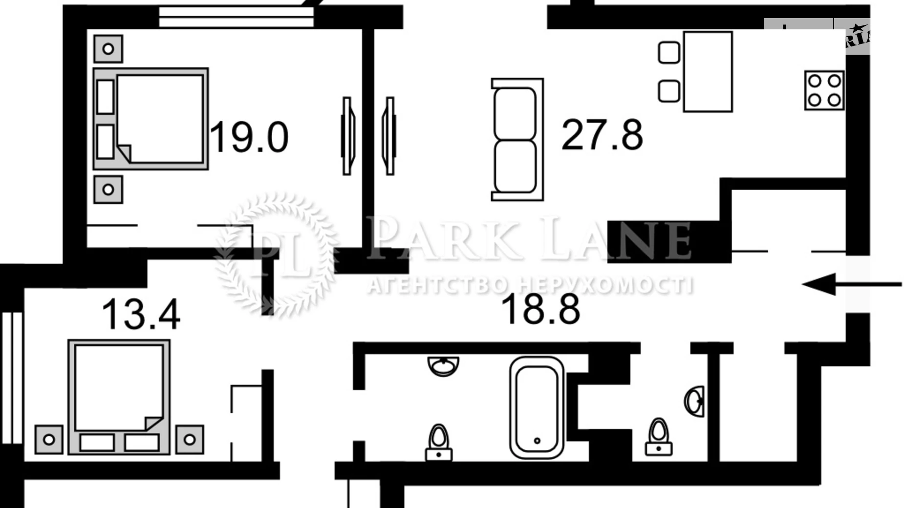 Продається 3-кімнатна квартира 122.9 кв. м у Києві, вул. Глибочицька, 32Б - фото 2