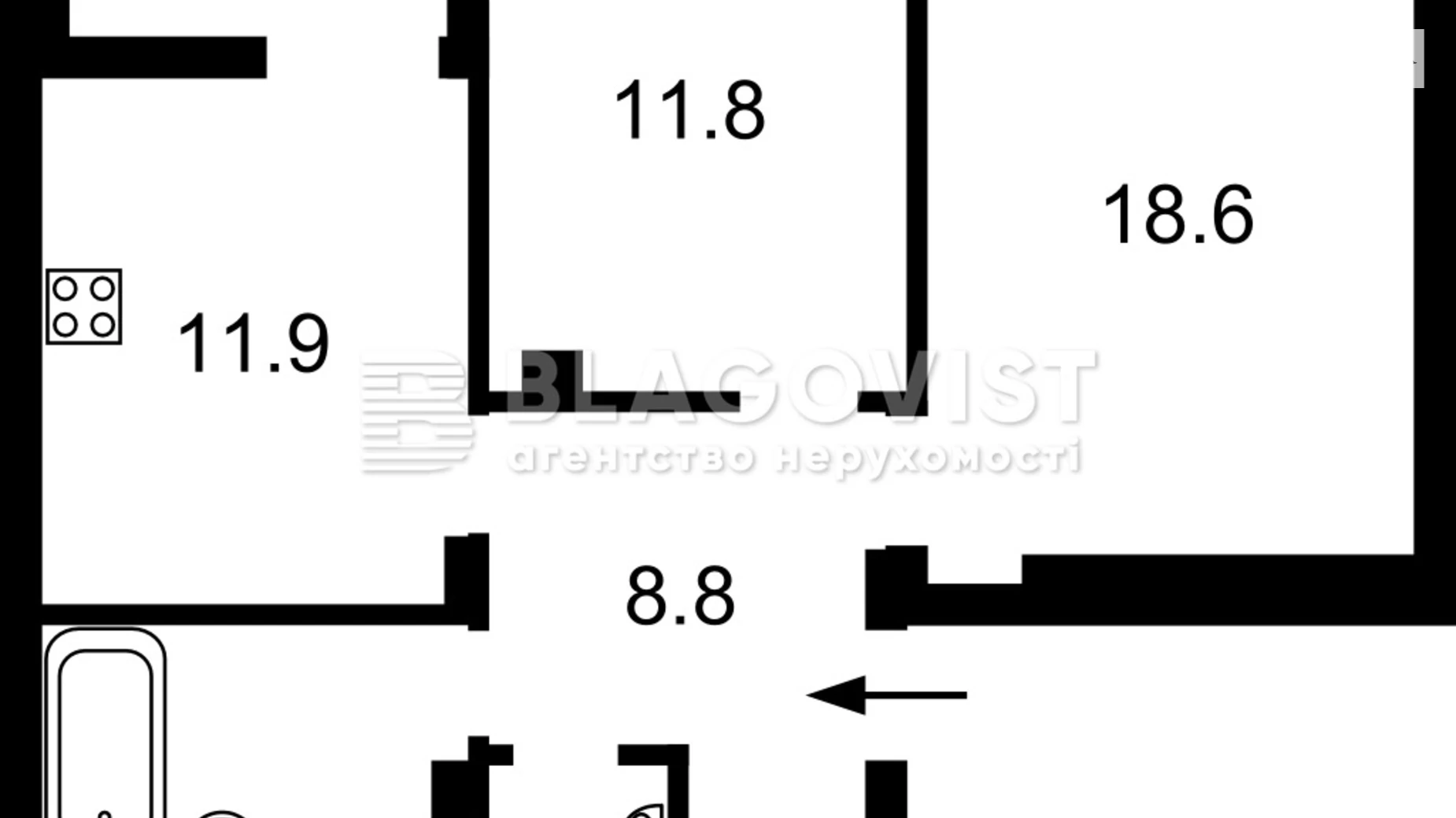 Продается 2-комнатная квартира 61 кв. м в Киеве, цена: 115000 $ - фото 2