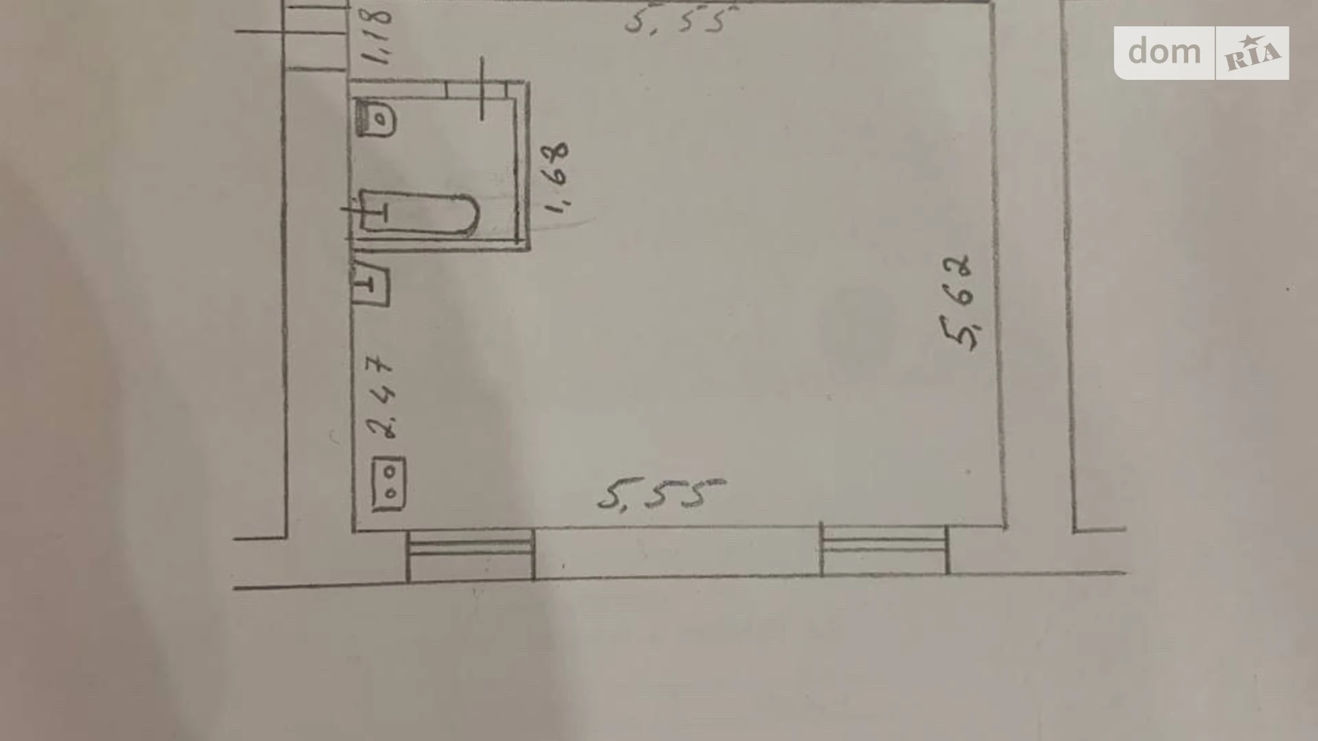 Продается 1-комнатная квартира 30.5 кв. м в, цена: 26000 $ - фото 5