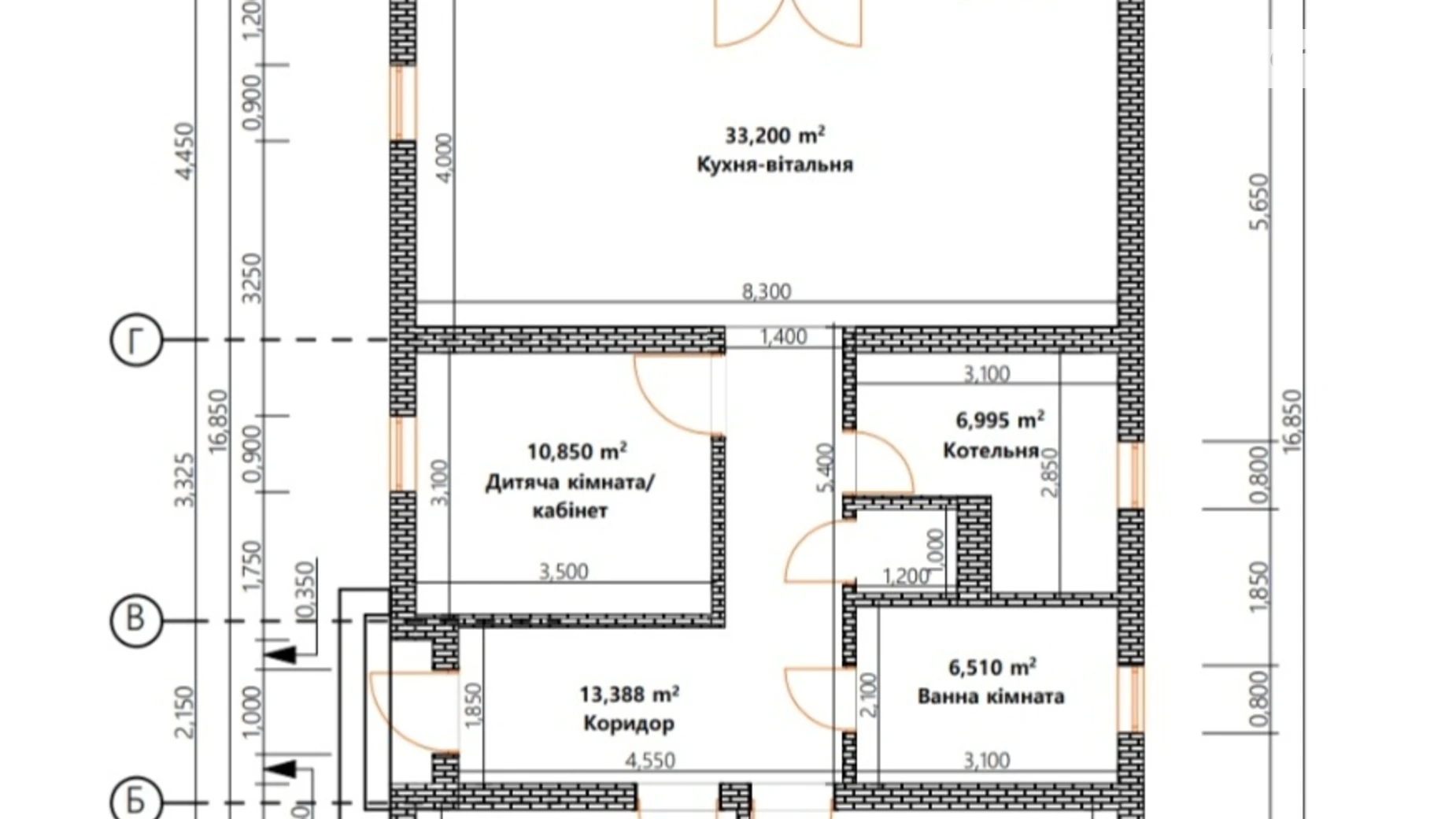 Продается одноэтажный дом 115 кв. м с садом, цена: 96000 $ - фото 4