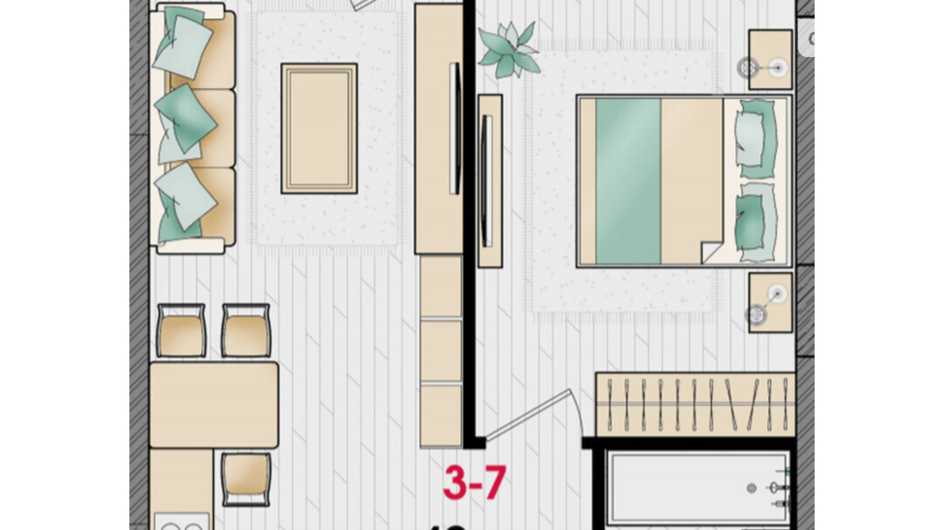 Продается 1-комнатная квартира 42 кв. м в Днепре, ул. Уляновская(Ульянова), 11 - фото 2