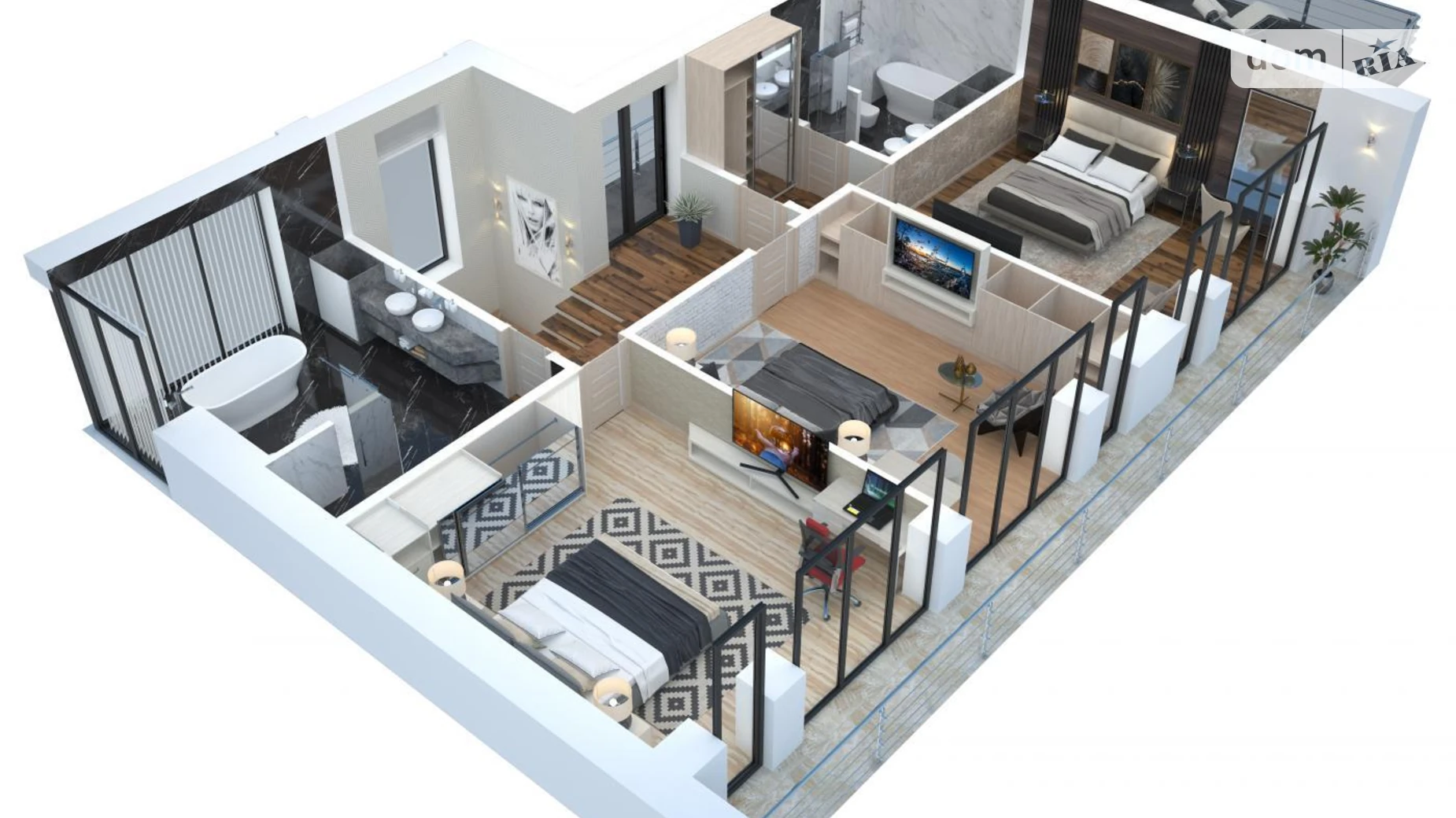 Продается дом на 2 этажа 300 кв. м с гаражом, цена: 550000 $ - фото 2