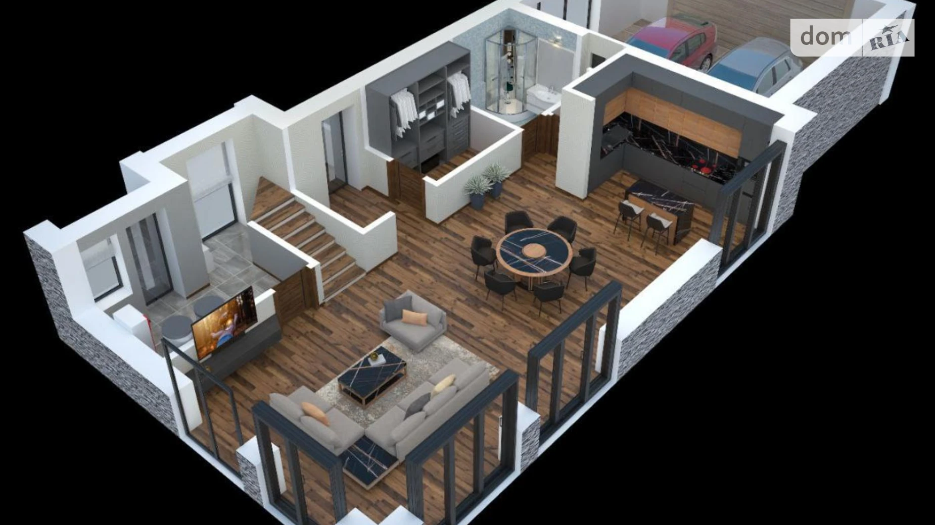 Продается дом на 2 этажа 300 кв. м с гаражом, цена: 550000 $ - фото 3