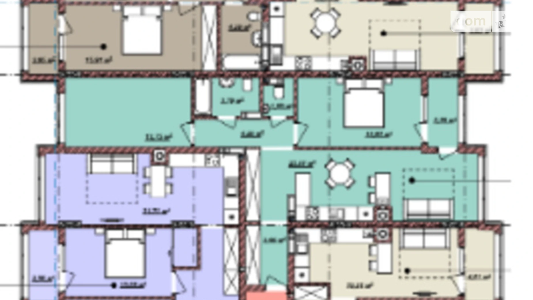 Продается 1-комнатная квартира 39.78 кв. м в Ужгороде, ул. Бабьяка, 8 - фото 2