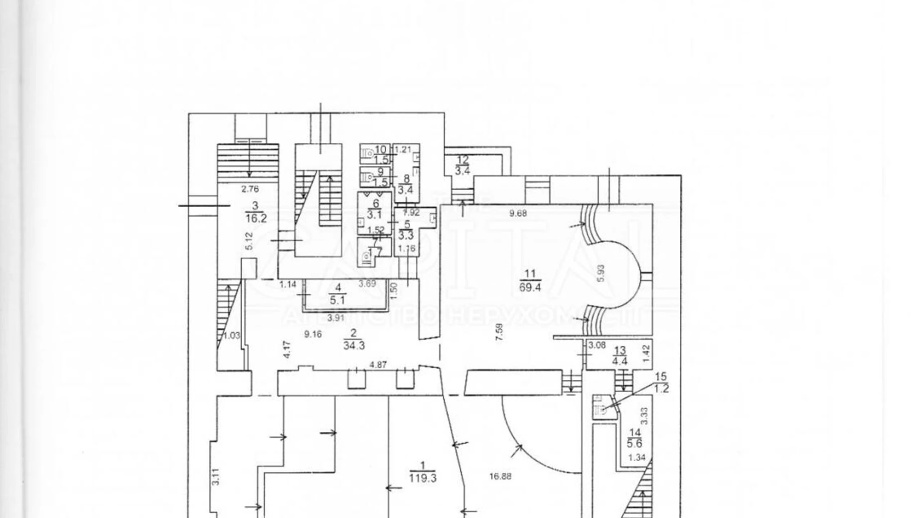 Продается помещения свободного назначения 491.7 кв. м в 5-этажном здании, цена: 1500000 $ - фото 5