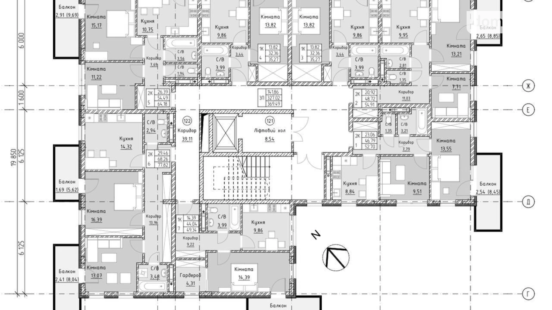 Продается 1-комнатная квартира 35.27 кв. м в Трускавце, ул. Петра Сагайдачного, 31 - фото 4