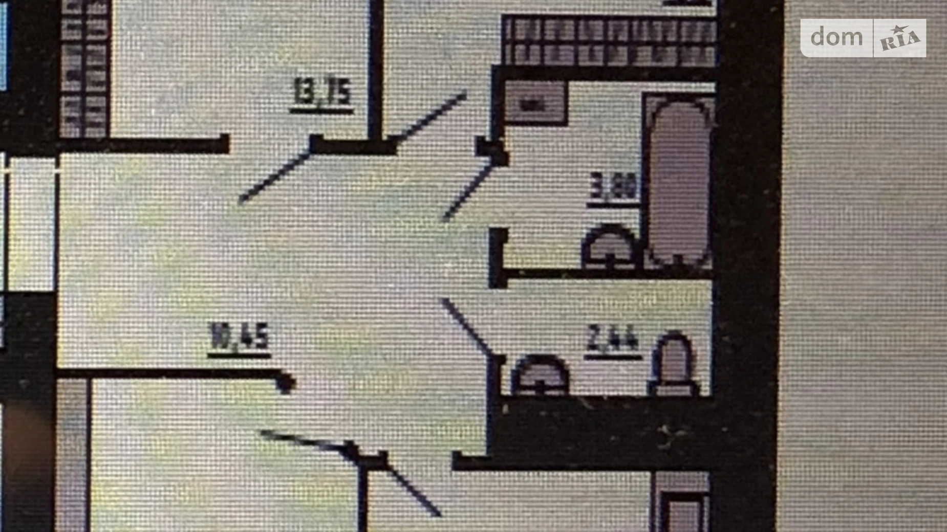 Продается 3-комнатная квартира 86.3 кв. м в Хмельницком, Старокостянтиновское шоссе, 5/5А корпус 1 - фото 2