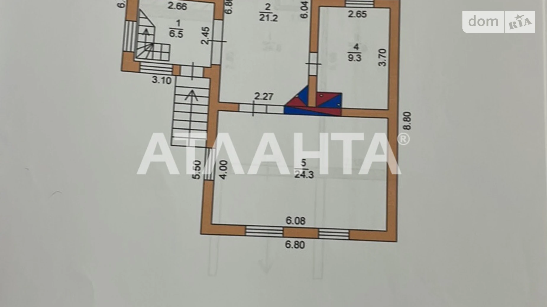 Продается дом на 2 этажа 193 кв. м с беседкой, цена: 55000 $ - фото 2