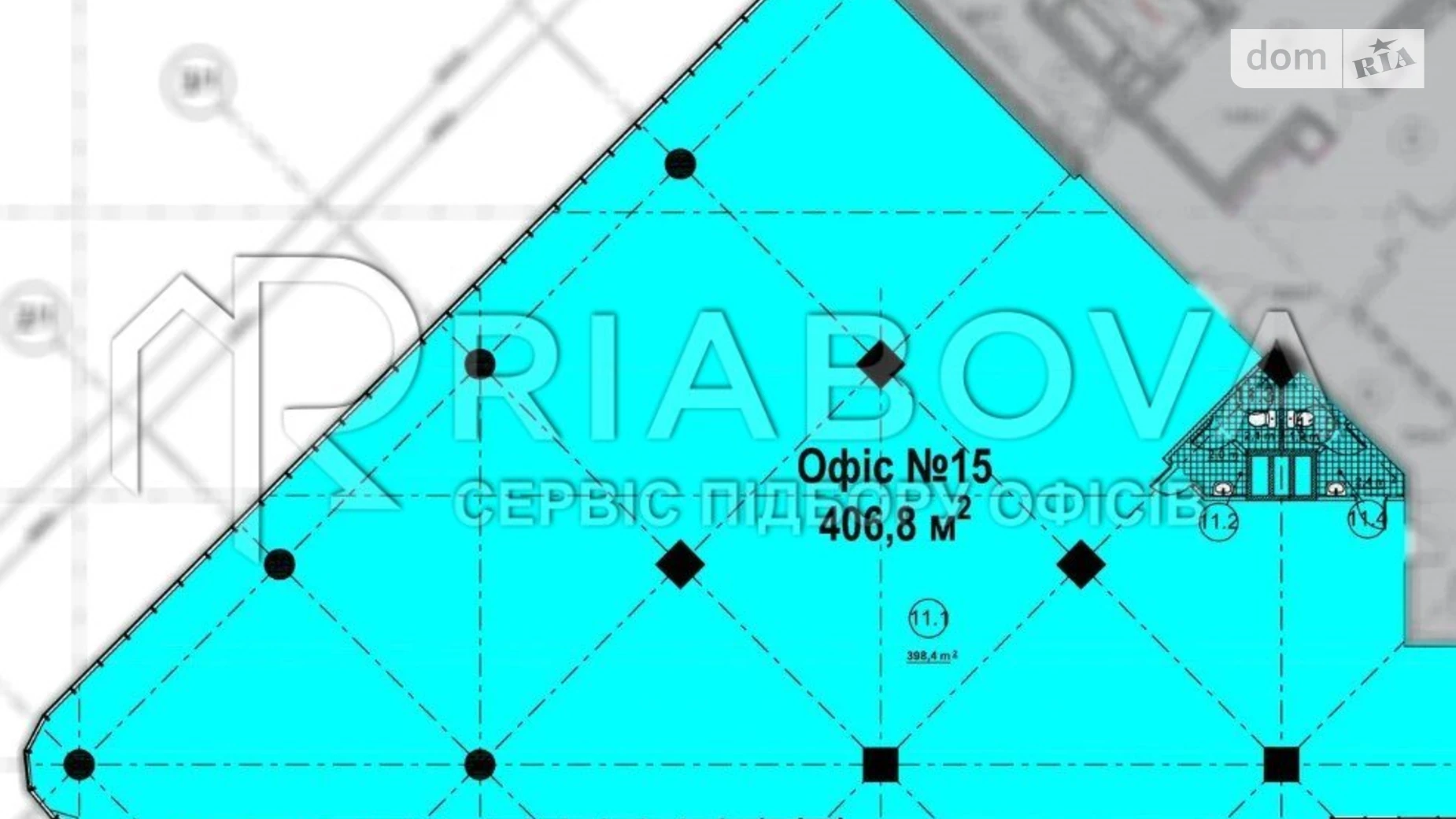 Сдается в аренду офис 406.8 кв. м в бизнес-центре, цена: 203400 грн - фото 2