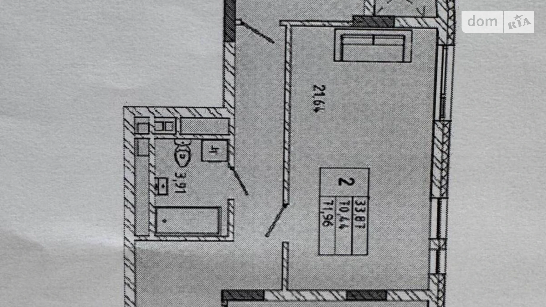 Продается 2-комнатная квартира 73.96 кв. м в Львове, ул. Миколайчука - фото 2