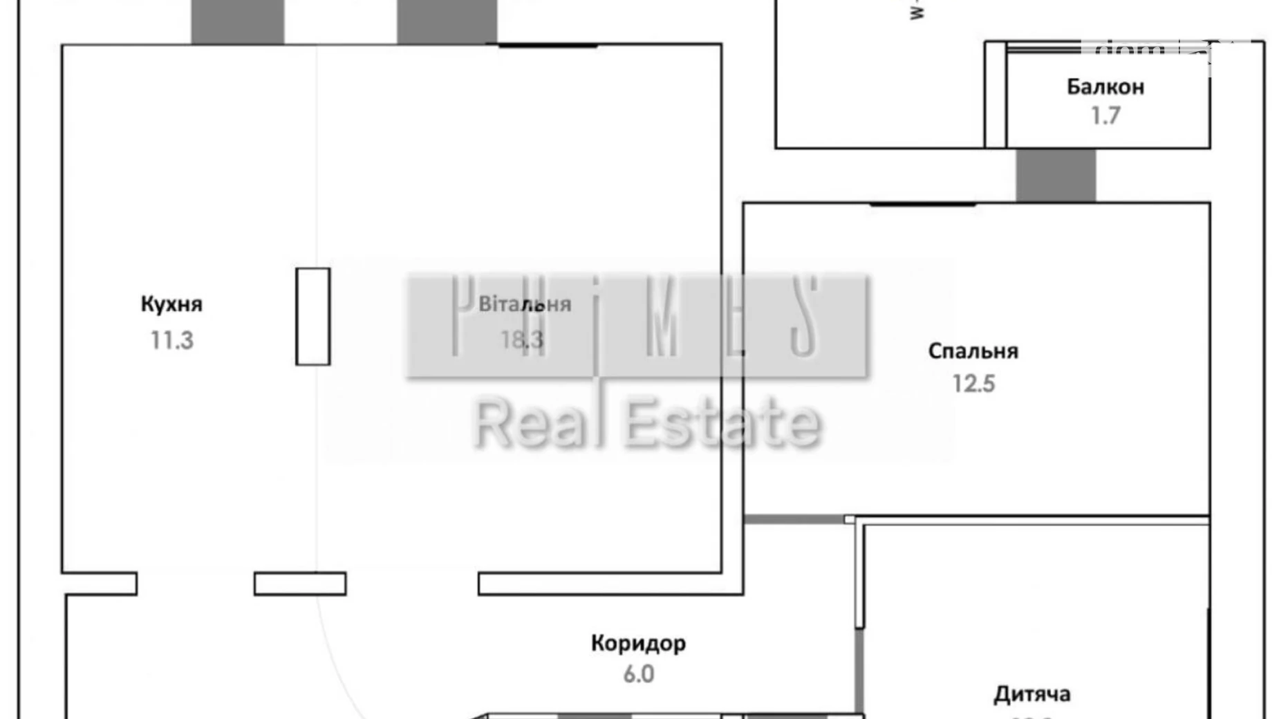 Продается 3-комнатная квартира 80.9 кв. м в Киеве, просп. Владимира Ивасюка - фото 2