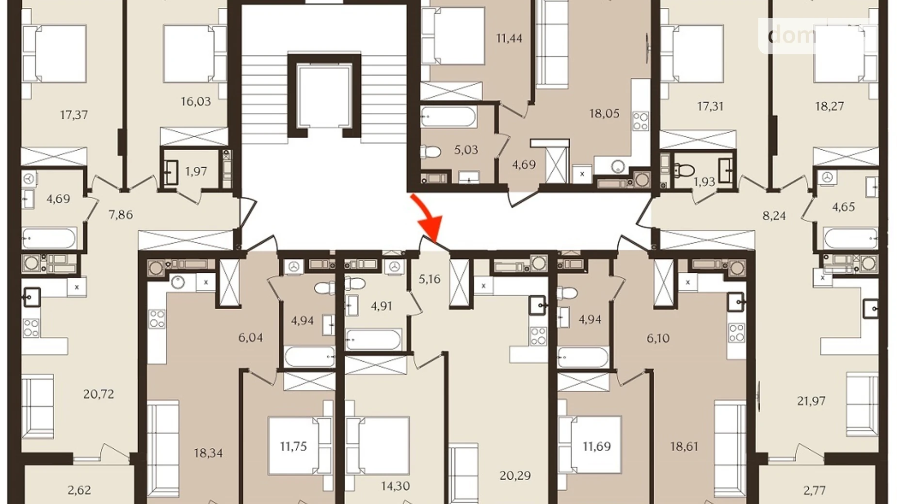 Продается 1-комнатная квартира 47 кв. м в Львове, цена: 86000 $ - фото 2