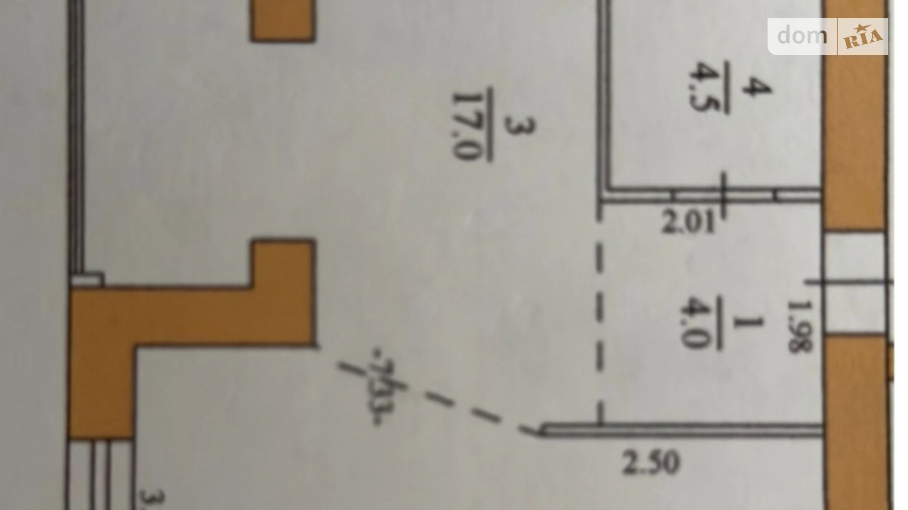 1-комнатная квартира 44.6 кв. м в Тернополе, ул. Черновецкая, 52А - фото 2