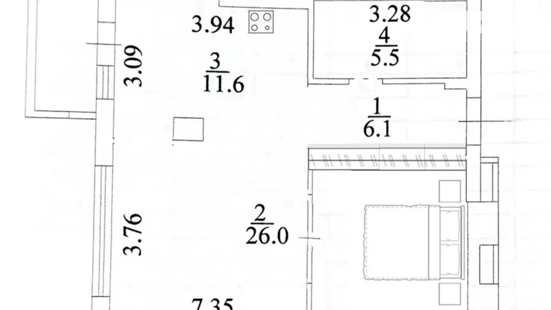 Продається 1-кімнатна квартира 50 кв. м у Києві, цена: 118000 $ - фото 2