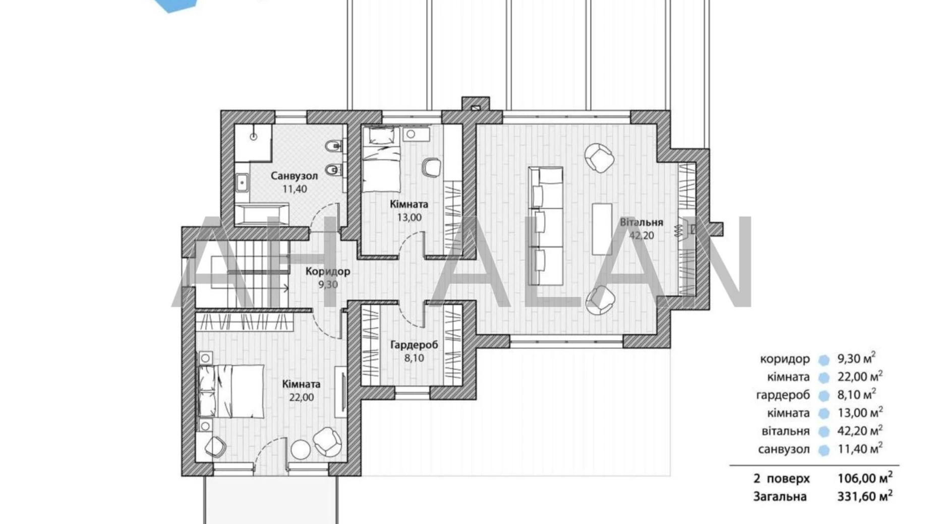 Продается дом на 3 этажа 333 кв. м с балконом, цена: 265000 $ - фото 4