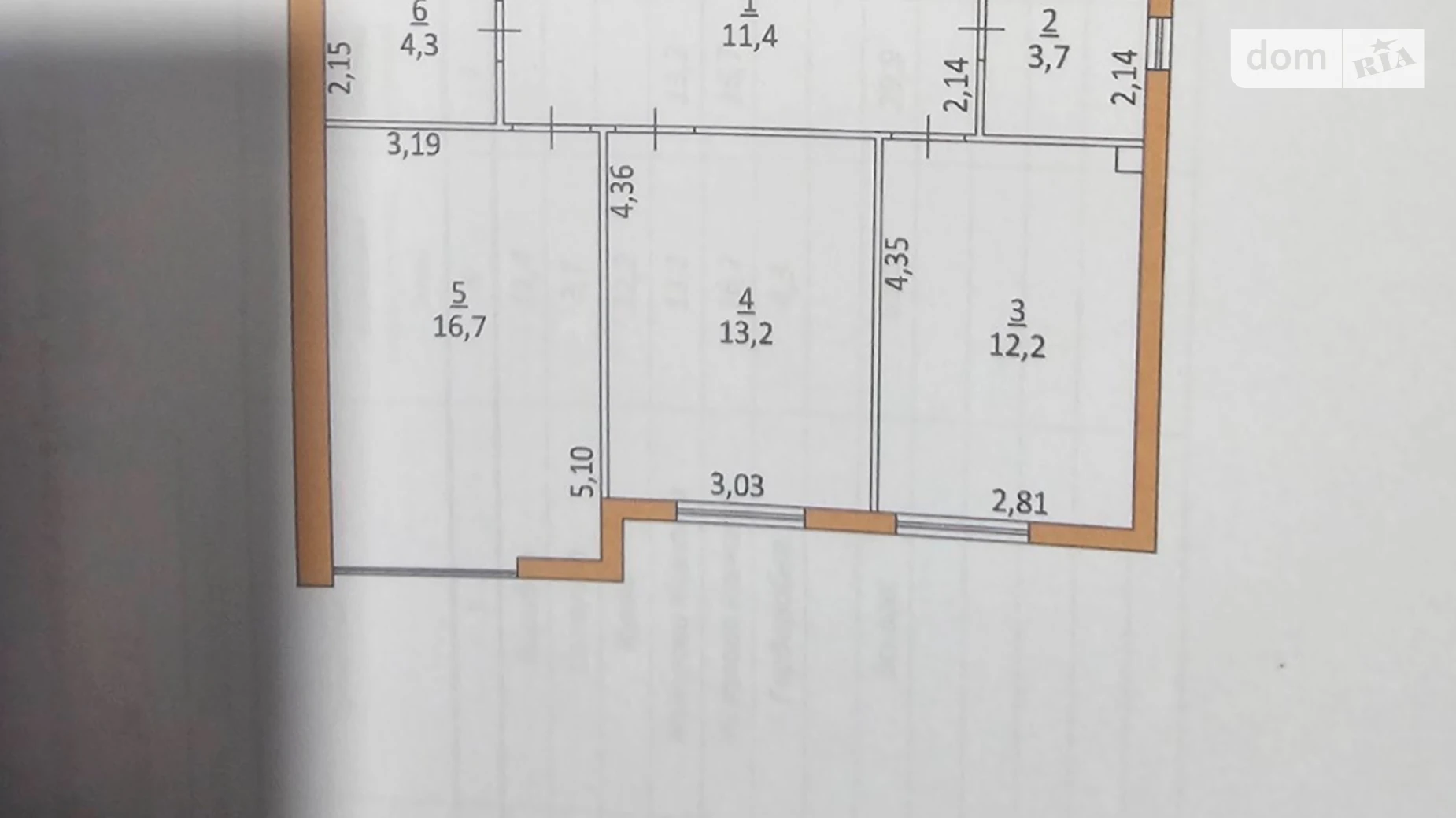 2-комнатная квартира 62 кв. м в Тернополе, ул. Белогорская - фото 2